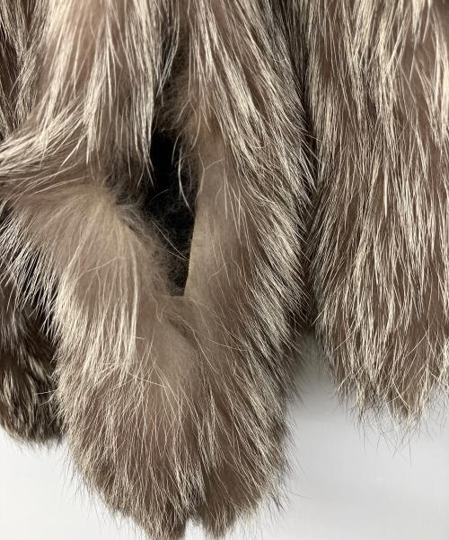 SAGA FOX（サガフォックス）SAGA FOX (サガフォックス) ファーコート ブラウン サイズ:不明の古着・服飾アイテム