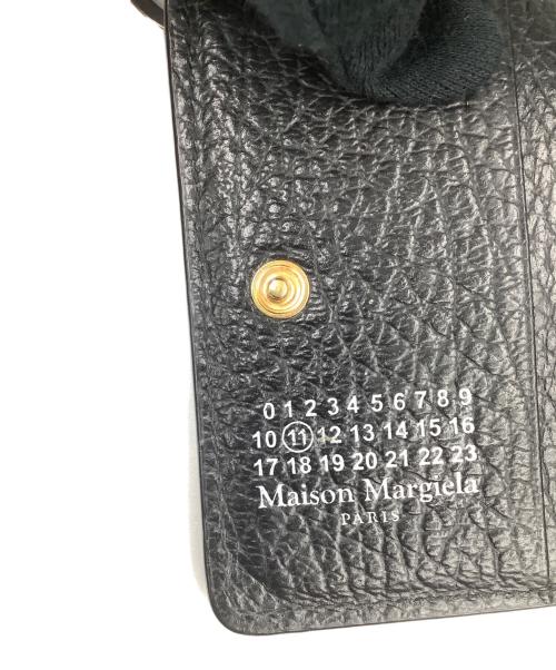Maison Margiela（メゾンマルジェラ）Maison Margiela (メゾンマルジェラ) 4ステッチ キーリング カードケース ブラックの古着・服飾アイテム