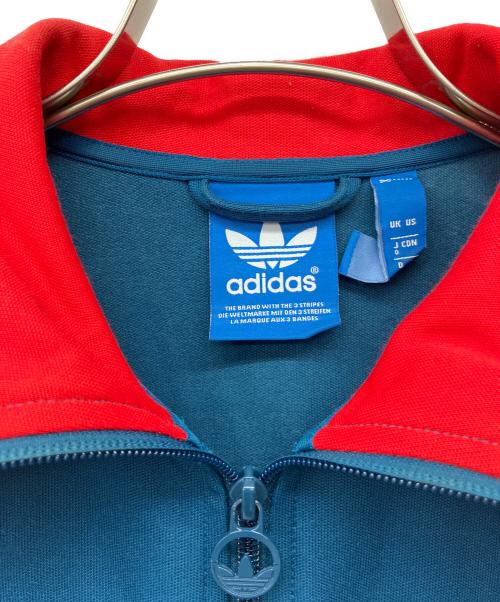 adidas（アディダス）adidas (アディダス) トラックジャケット ブルー×レッドの古着・服飾アイテム