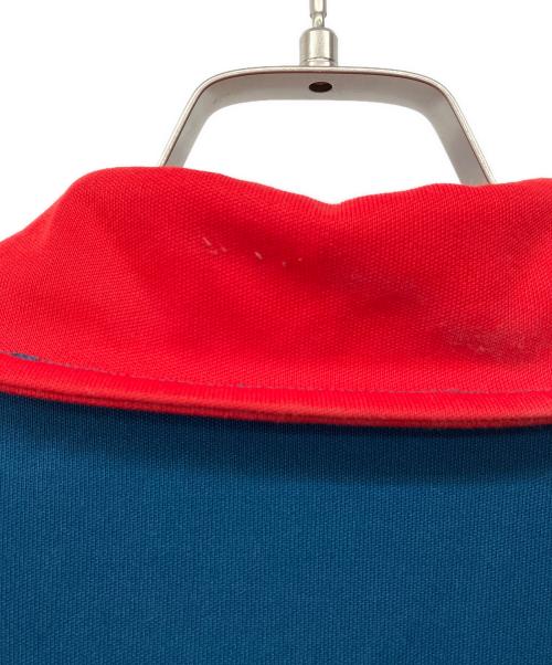 adidas（アディダス）adidas (アディダス) トラックジャケット ブルー×レッドの古着・服飾アイテム