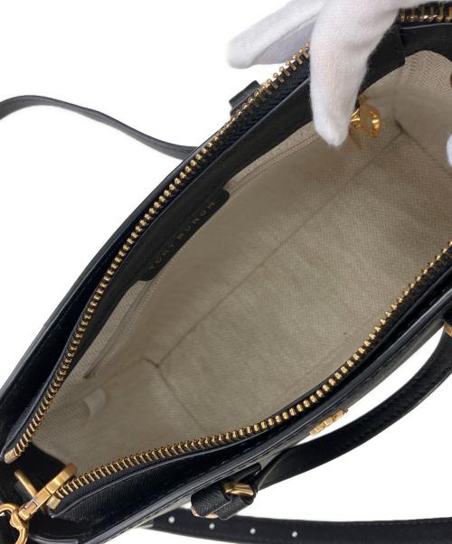 TORY BURCH（トリーバーチ）TORY BURCH (トリーバーチ) 2WAYショルダーバッグ ブラックの古着・服飾アイテム