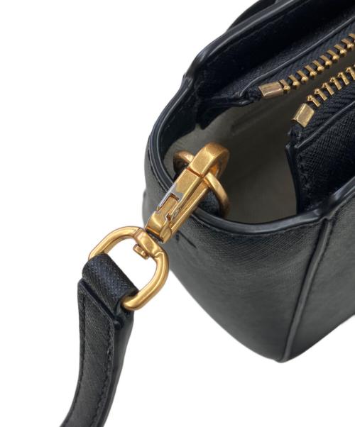 TORY BURCH（トリーバーチ）TORY BURCH (トリーバーチ) 2WAYショルダーバッグ ブラックの古着・服飾アイテム