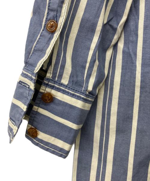 Vivienne Westwood RED LABEL CHOICE（ヴィヴィアンウエストウッドレッドレーベル チョイス）Vivienne Westwood RED LABEL CHOICE (ヴィヴィアンウエストウッドレッドレーベル チョイス) 長袖ワンピース ブルー×ホワイト サイズ:2の古着・服飾アイテム