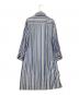 Vivienne Westwood RED LABEL CHOICE (ヴィヴィアンウエストウッドレッドレーベル チョイス) 長袖ワンピース ブルー×ホワイト サイズ:2：12000円