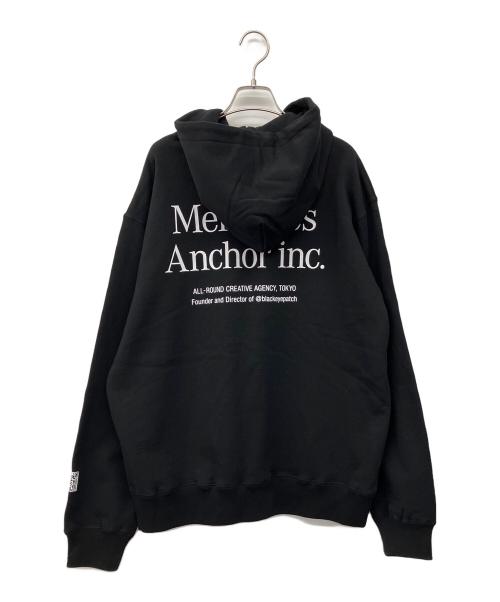 Mercedes-Anchor（メルセデスアンカー）Mercedes-Anchor (メルセデスアンカー) プルオーバーパーカー ブラック サイズ:XLの古着・服飾アイテム