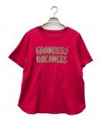 Leilianレリアン）の古着「Tシャツ」｜ショッキングピンク