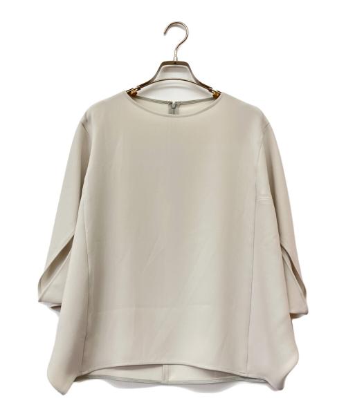 SOEJU（ソージュ）SOEJU (ソージュ) 半袖ブラウス ベージュ サイズ:Mの古着・服飾アイテム
