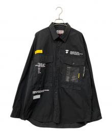 Aape BY A BATHING APE（エーエイプ バイ アベイシングエイプ）の古着「ジャケット」｜ブラック