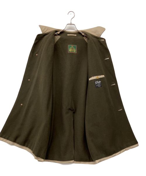 GRENFELL（グレンフェル）GRENFELL (グレンフェル) コート ベージュ×グリーン サイズ:107cm(W42)の古着・服飾アイテム