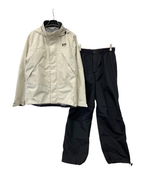HELLY HANSEN（ヘリーハンセン）HELLY HANSEN (ヘリーハンセン) レインスーツ ベージュ サイズ:MLの古着・服飾アイテム