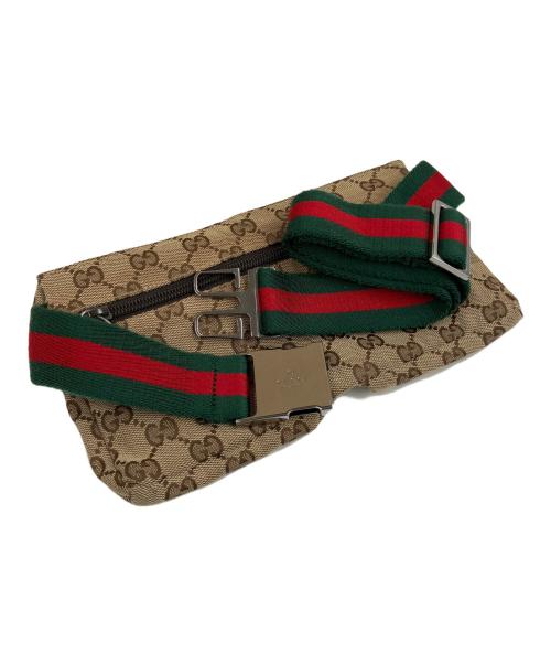 GUCCI（グッチ）GUCCI (グッチ) シェリーライン　GGウエストポーチの古着・服飾アイテム