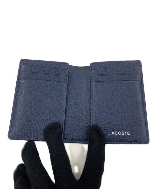 LACOSTE（ラコステ）LACOSTE (ラコステ) コンパクトウォレット ネイビーの古着・服飾アイテム