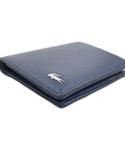 LACOSTE（ラコステ）LACOSTE (ラコステ) コンパクトウォレット ネイビーの古着・服飾アイテム