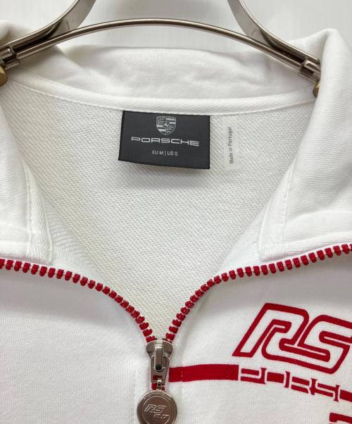 PORCHE（ポルシェ）PORCHE (ポルシェ) ジップジャケット ホワイト サイズ:Sの古着・服飾アイテム
