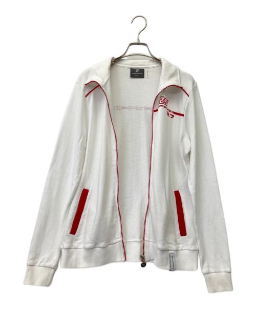 PORCHE（ポルシェ）PORCHE (ポルシェ) ジップジャケット ホワイト サイズ:Sの古着・服飾アイテム