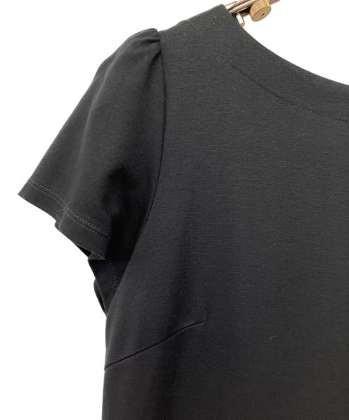 BLUE LABEL CRESTBRIDGE（ブルーレーベルクレストブリッジ）BLUE LABEL CRESTBRIDGE (ブルーレーベルクレストブリッジ) 半袖ワンピース ブラック サイズ:36の古着・服飾アイテム