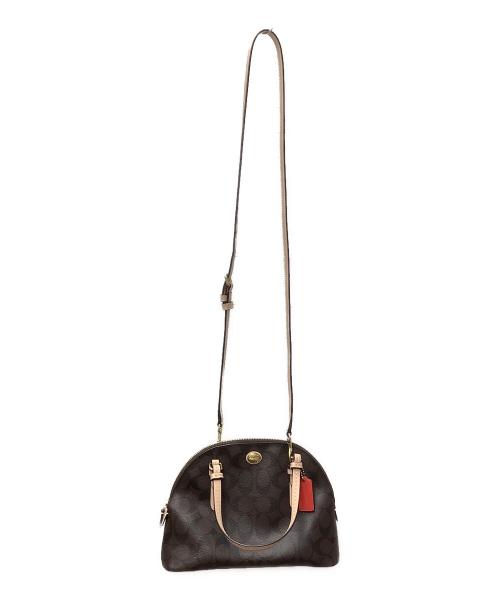 COACH（コーチ）COACH (コーチ) ショルダーバック ブラウンの古着・服飾アイテム