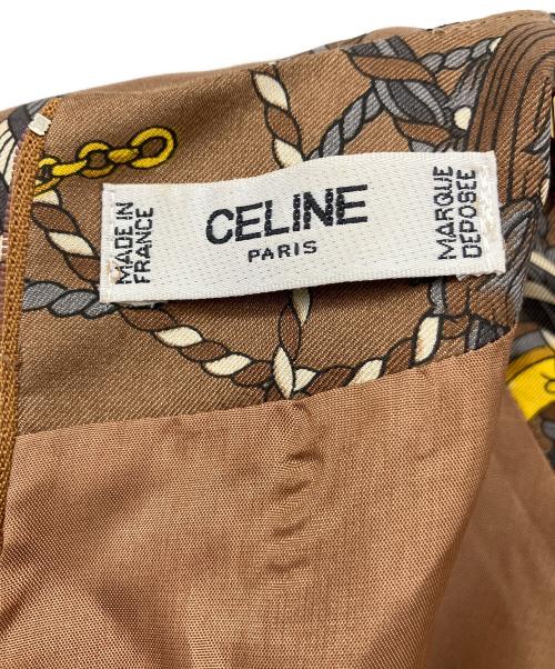 CELINE（セリーヌ）CELINE (セリーヌ) 長袖ワンピース ブラウン サイズ:不明の古着・服飾アイテム