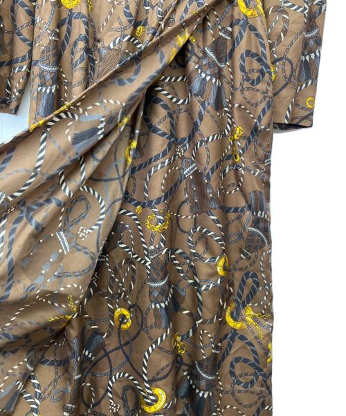 CELINE（セリーヌ）CELINE (セリーヌ) 長袖ワンピース ブラウン サイズ:不明の古着・服飾アイテム