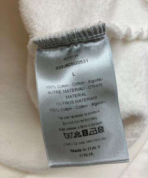 Dior（ディオール）Dior (ディオール) プルオーバーパーカー ホワイト サイズ:Ⅼの古着・服飾アイテム