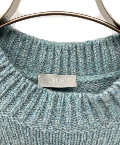 Dior（ディオール）Dior (ディオール) 厚手ニット ブルー サイズ:XLの古着・服飾アイテム