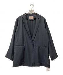 BEAMS Lights（ビームスライト）の古着「アセテート混テーラージャケット」｜ブラック