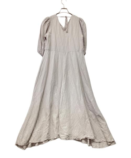 RANDEBOO（ランデブー）RANDEBOO (ランデブー) 半袖ワンピース ライトグレー サイズ:FREEの古着・服飾アイテム