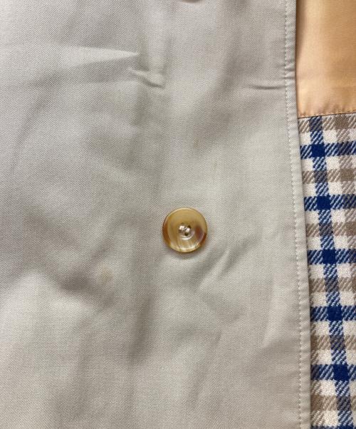 Aquascutum（アクアスキュータム）Aquascutum (アクアスキュータム) ライナー付ステンカラーコート ベージュ サイズ:36の古着・服飾アイテム