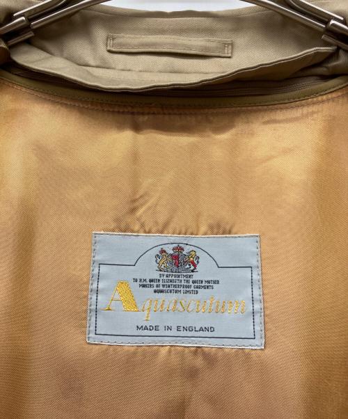 Aquascutum（アクアスキュータム）Aquascutum (アクアスキュータム) ライナー付ステンカラーコート ベージュ サイズ:36の古着・服飾アイテム
