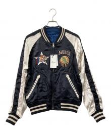 AVIREX（アヴィレックス）の古着「スタジャン」｜ブラック×ホワイト