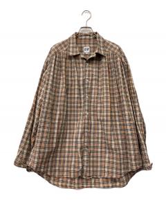 中古・古着通販】PAPAS (パパス) リネンシャツ グレー サイズ:M