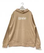 RIPNDIPリップンディップ）の古着「プルオーバーパーカー」｜ベージュ