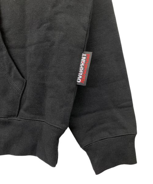 overprint（オーバープリント）overprint (オーバープリント) プルオーバーパーカー ブラック サイズ:M 未使用品の古着・服飾アイテム