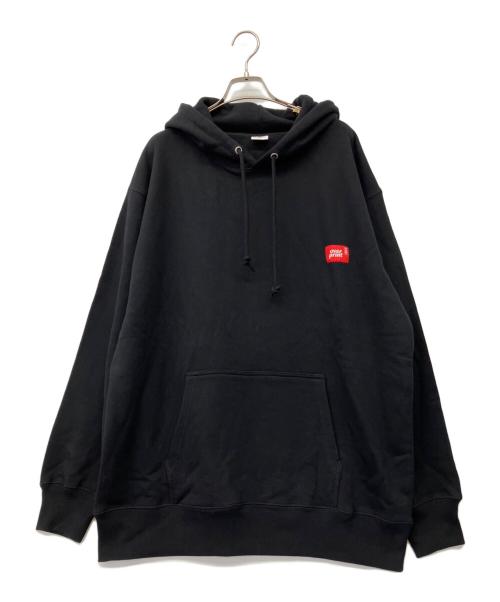 overprint（オーバープリント）overprint (オーバープリント) プルオーバーパーカー ブラック サイズ:XL 未使用品の古着・服飾アイテム