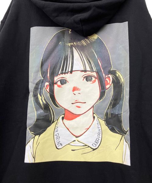 overprint（オーバープリント）overprint (オーバープリント) プルオーバーパーカー ブラック サイズ:XL 未使用品の古着・服飾アイテム