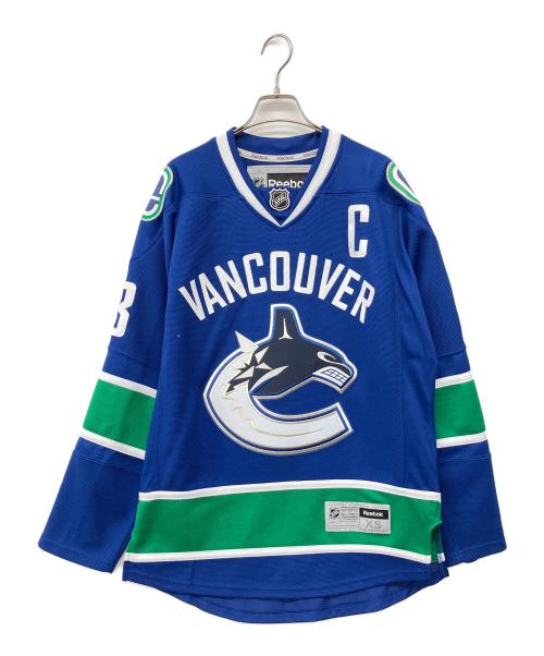 NHL×Reebok（エヌエイチエル×リーボック）NHL×Reebok (エヌエイチエル×リーボック) ホッケーユニフォーム ブルー サイズ:ＸＳの古着・服飾アイテム