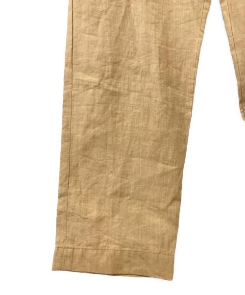 NIGEL CABOURN（ナイジェルケーボン）NIGEL CABOURN (ナイジェルケーボン) リネンパンツ ブラウン サイズ:8 未使用品の古着・服飾アイテム
