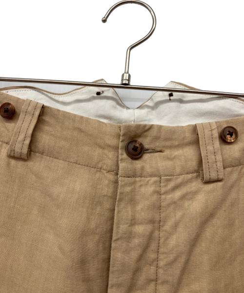 NIGEL CABOURN（ナイジェルケーボン）NIGEL CABOURN (ナイジェルケーボン) リネンパンツ ブラウン サイズ:8 未使用品の古着・服飾アイテム