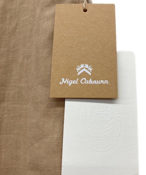 NIGEL CABOURN（ナイジェルケーボン）NIGEL CABOURN (ナイジェルケーボン) リネンパンツ ブラウン サイズ:8 未使用品の古着・服飾アイテム