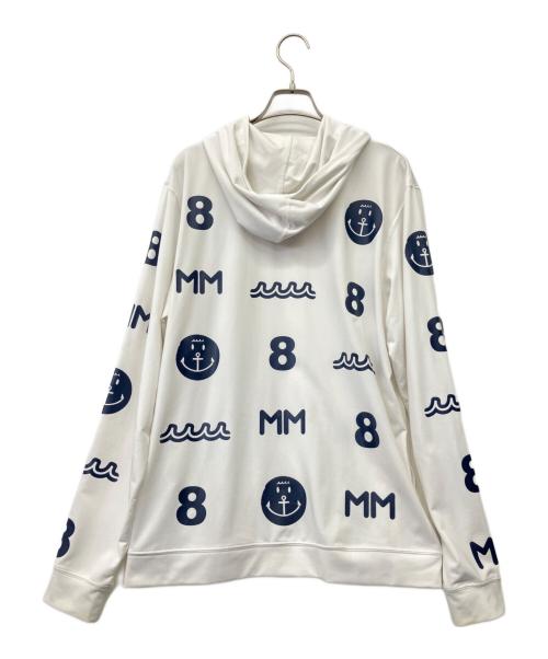 muta MARINE（ムータマリン）muta MARINE (ムータマリン) ジップパーカー ホワイト サイズ:Lの古着・服飾アイテム