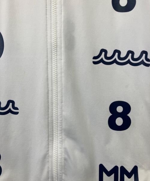 muta MARINE（ムータマリン）muta MARINE (ムータマリン) ジップパーカー ホワイト サイズ:Lの古着・服飾アイテム