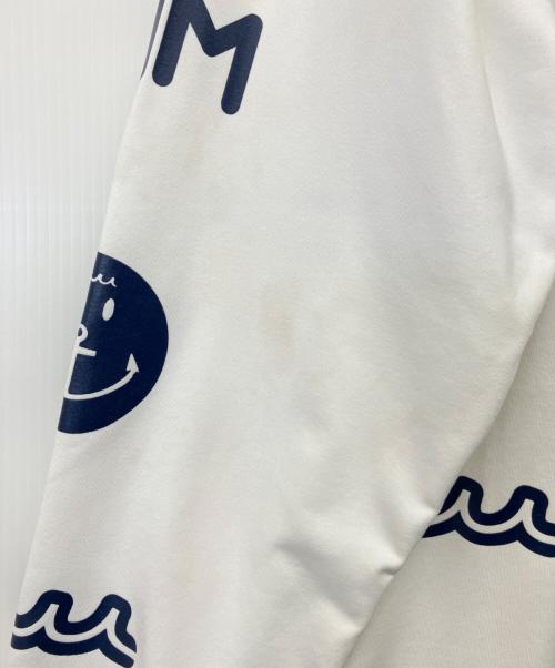 muta MARINE（ムータマリン）muta MARINE (ムータマリン) ジップパーカー ホワイト サイズ:Lの古着・服飾アイテム