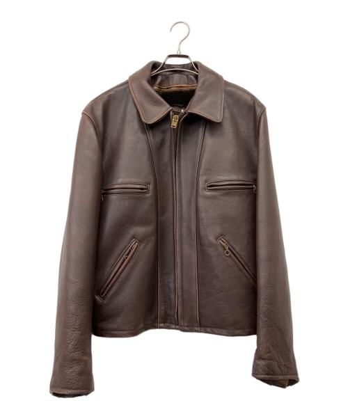 Schott（ショット）Schott (ショット) レザージャケット ブラウン サイズ:44の古着・服飾アイテム