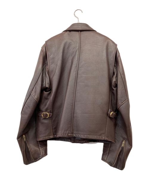 Schott（ショット）Schott (ショット) レザージャケット ブラウン サイズ:44の古着・服飾アイテム