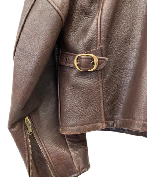 Schott（ショット）Schott (ショット) レザージャケット ブラウン サイズ:44の古着・服飾アイテム