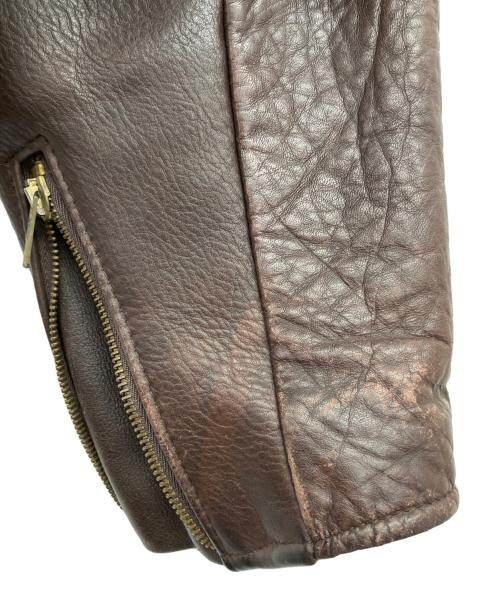 Schott（ショット）Schott (ショット) レザージャケット ブラウン サイズ:44の古着・服飾アイテム