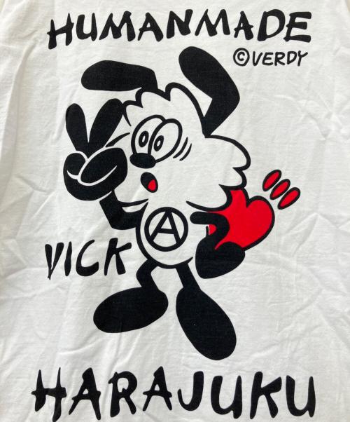 HUMAN MADE（ヒューマンメイド）HUMAN MADE (ヒューマンメイド) 長袖カットソー ホワイト サイズ:Lの古着・服飾アイテム