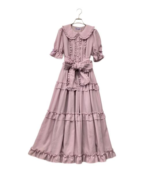 axes femme kawaii（アクシズ ファム）axes femme kawaii (アクシズ ファム) ロマンティックフリルワンピ パープル サイズ:Mの古着・服飾アイテム
