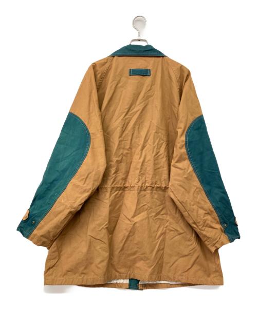 KOOLAH（クーラー）KOOLAH (クーラー) コート ブラウン×グリーン サイズ:Lの古着・服飾アイテム