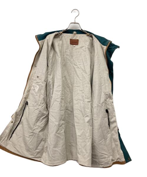 KOOLAH（クーラー）KOOLAH (クーラー) コート ブラウン×グリーン サイズ:Lの古着・服飾アイテム
